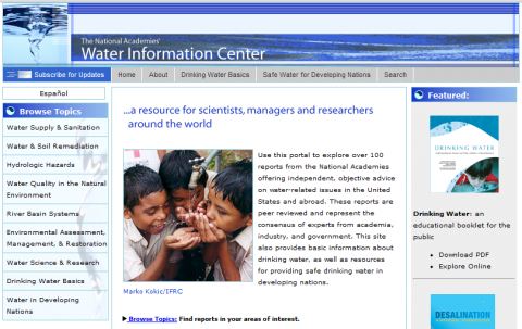 National Academies Water Information Center